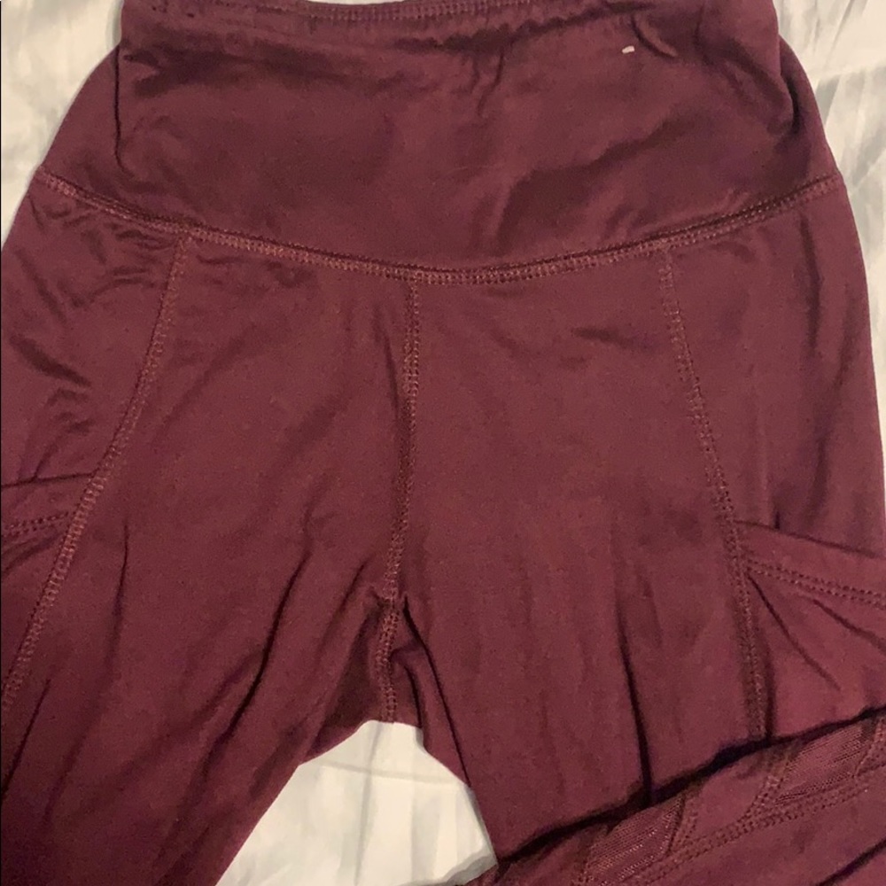 dark purple leggings